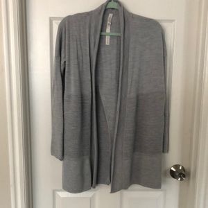 Gray lululemon cardigan